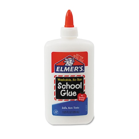 Elmers School Glue, 8 oz, Dries Clear E308NR