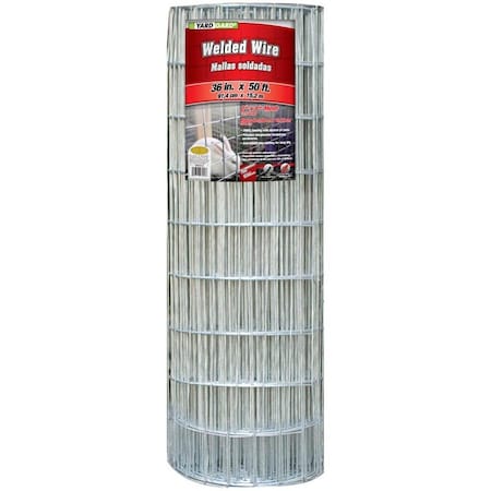 Yardgard 72 in. by 50 ft. 12.5 Gauge 2 by 4 in. Mesh Galvanized Welded Wire YA372095