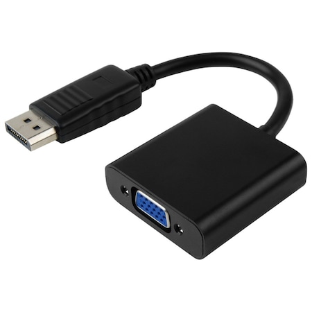 4Xem 8 in.Displayport to VGA Adapter DP Male to VGA Female - Black 4XDPVGA