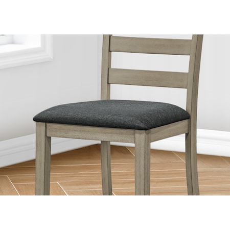 Monarch Specialties Dining Chair, 44'' Height, Counter Height, Upholstered, Transitional, 2PK I 1382