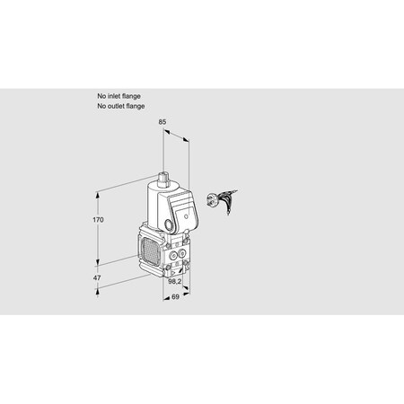Honeywell Kromschroder VAS2-/NW KS88030960