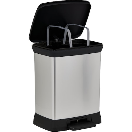 Curver Deco 8 Gal. Trash Bin 261319
