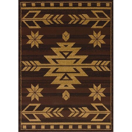 United Weavers 1 ft. 10 in. x 3 ft. Affinity Teton Accent Rug, Brown 750 00150 24