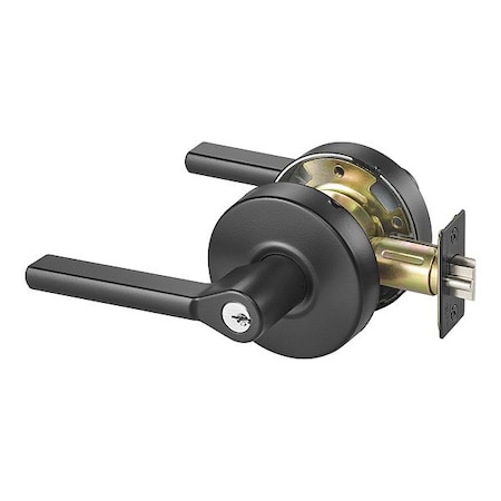 Assa Abloy Accentra Cylindrical Lockset, Black, Mechanical 86754