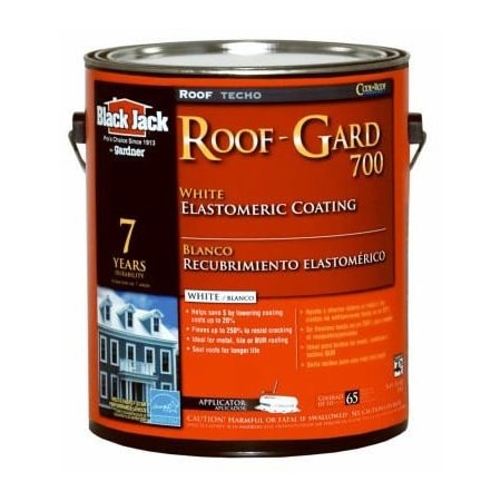 Gardner-Gibson 5527-1-20 Black Jack Roof Gard 700 White Elastomeric Roof Coating; 3.6 qt. 800886