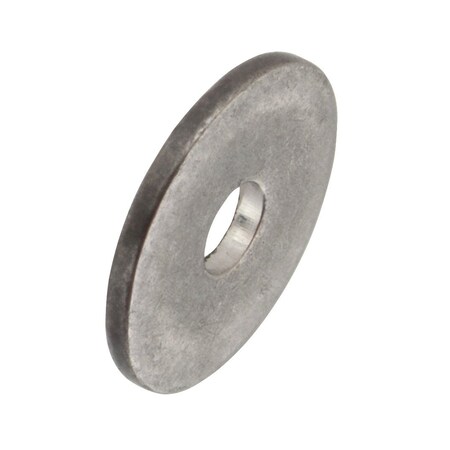 Zoro Select Flat Washer, For Screw Size #0 , Stainless Steel Plain Finish, 10 PK WASB#0W316