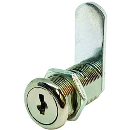 Olympus Lock Cam 1-3/16 in  Disc Tumbler Nickel F/ 7/8 in  Material - KA Key D302 953-14A-MK-D302