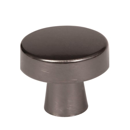 Amerock Blackrock 1-5/16 inch 33mm Diameter Gunmetal Cabinet Knob 2000643