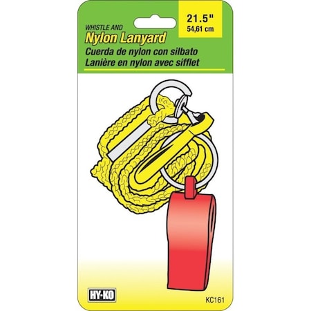 Hy-Ko Lanyard, 21 in L, Nylon KC161
