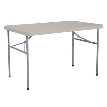 Office Star Products 4' Resin Multi Purpose Folding Table BT04W