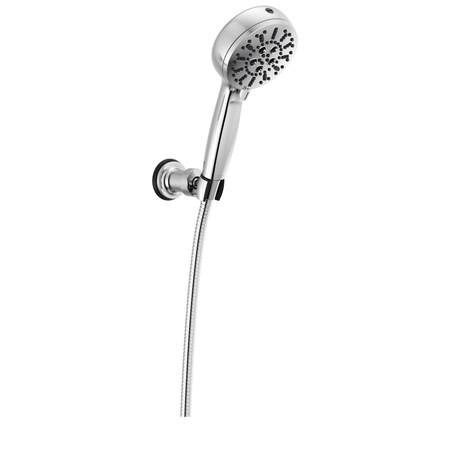 Delta Universal Showering Components 7-Setting Wall Mount Hand Shower With Cleaning Spray In Chrome 55884-PR