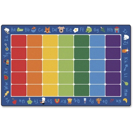 Carpets For Kids 9612 Fun with Phonics Seating 7.5 ft. x 12 ft. Rectangle Rug 9612