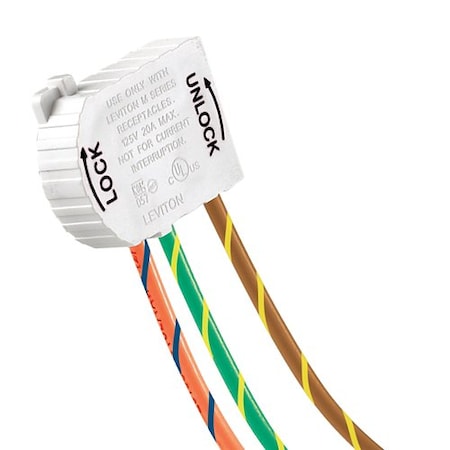 Leviton Wiring Module, 20 A, 125V AC MSTWL-XI1