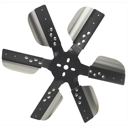 Derale 17 In. Heavy Duty Stainless Steel Standard Rotation Flex Fan D65-17017