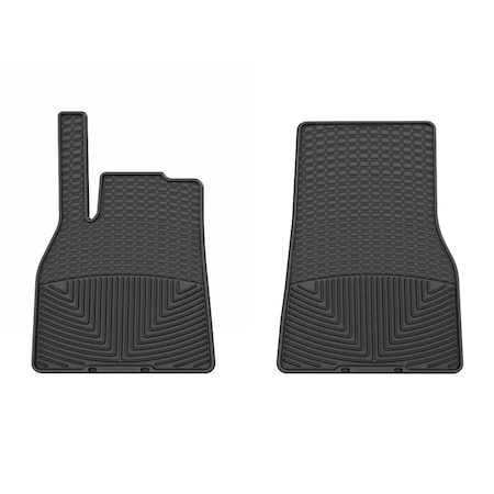 Weathertech Black, Front All Weather Floor Mats W643