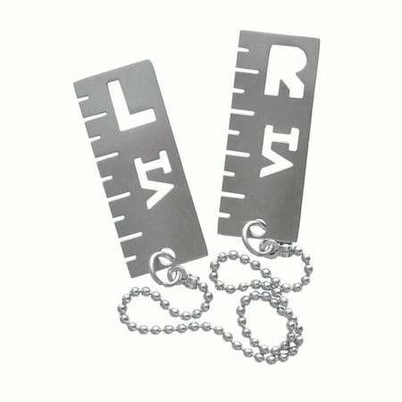 Jorgensen Laboratories X Ray Markers, Left & Right, 2PK J1185