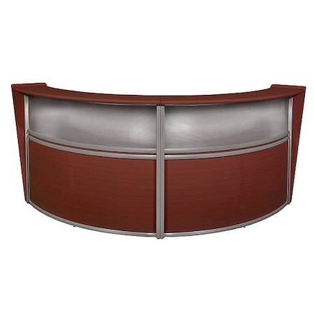 Regency Reception Desk, Steel Frame, 124 1/4 in W 77312MH