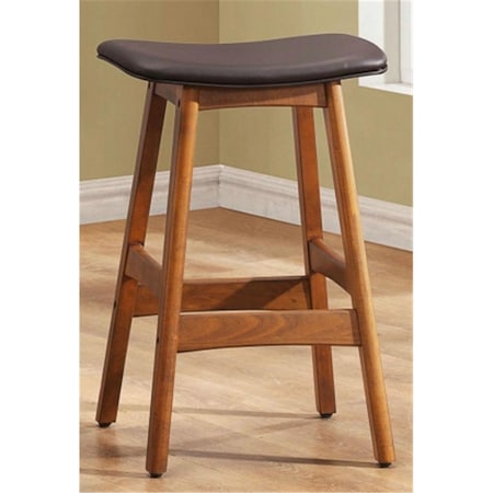 Home Elegance Ride Brown Counter Height Stool, 2PK 1188DB-24