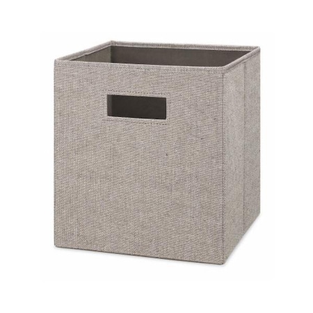 Whitmor Fabric Storage Cube, Brown 122075