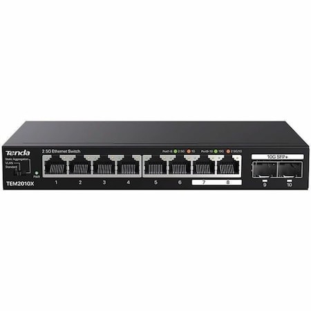 Tenda 8-PORT 2.5G SWITCH 2 10G SFP TEM2010X