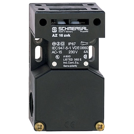 Schmersal Keyed Interlock Switch 1No/1Nc Az16Zvrk-M16 101152094