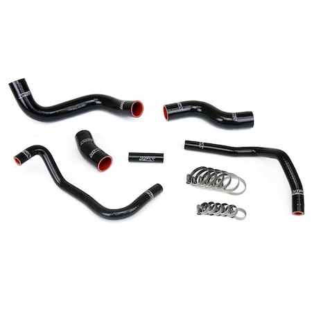 Hps Performance High Temp Reinforced Silicone Radiator and Heater Coolant Hose Kit, Black,  57-1336-BLK