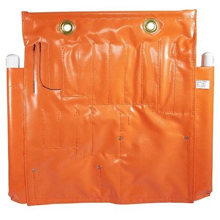 Klein Tools Aerial Apron, 10 Hand-Tool Pockets, 2 Pouches, Hammer Loop, 2 Drill Bit Holders, 2 Leather Pockets 51829