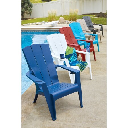 Gracious Living Waterloo Blue Deluxe Contour Adirondack Chair 11816-20