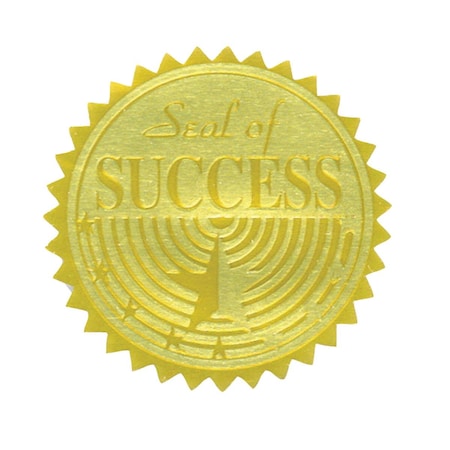 Flipside Hayes Gold Foil Embossed Seals Seal of Success, 3PK H-VA376-3