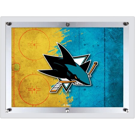 Holland Bar Stool Co San Jose Sharks 32 in. x 23.5 in. Backlit LED Sign by Company LBLedA