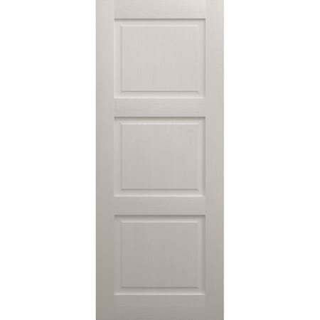 Sartodoors Slab Door Panel 30 x 84 inches, Ego 5010 Painted White Oak, Wood Veneer Doors, Pocket Closet Slid EGO5010S-PWO-3084