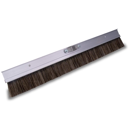 Marshalltown 24 in Aluminum Backed Concrete Broom, Horsehair Fibers 423HH