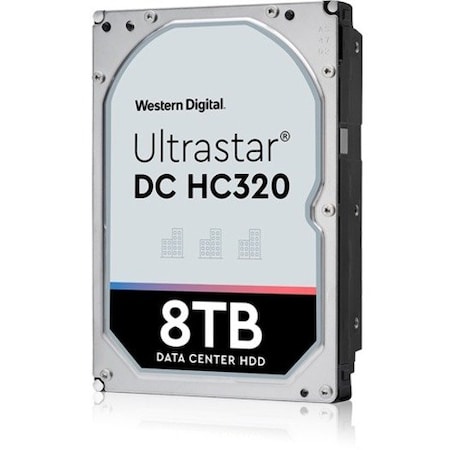 Western Digital HGST Ultrastar DC HC320 HUS728T8TAL5204 8 TB Hard Drive - 3.5" Internal - SAS (12Gb/s SAS) 0B36400