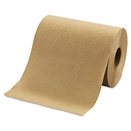 Mor 8 in. x 350 ft. Hardwound Roll Towels Brown R12350