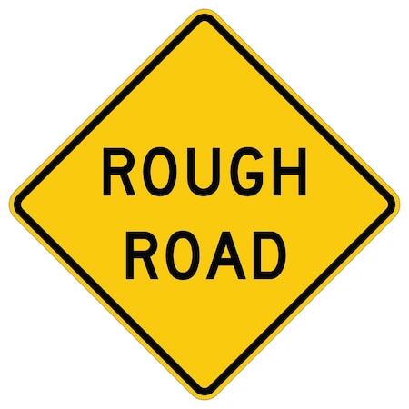 Sign Solutions Usa Traffic Sign, 36 in Width, Aluminum Sign, Diamond DUS06DFO3636W8-8