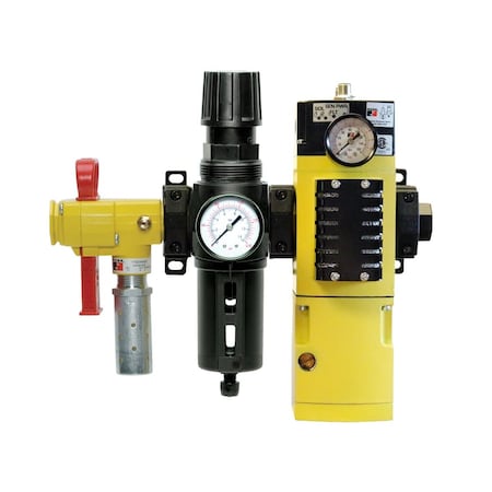 Ross Controls Safe Air Entry Assembly with M35 Series Safe Exhaust Valve M35SMF3B50GAEXABGA