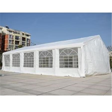 Grilltown 32 x 20 ft. Outdoor Gazebo Carport Tent, White GR3116841