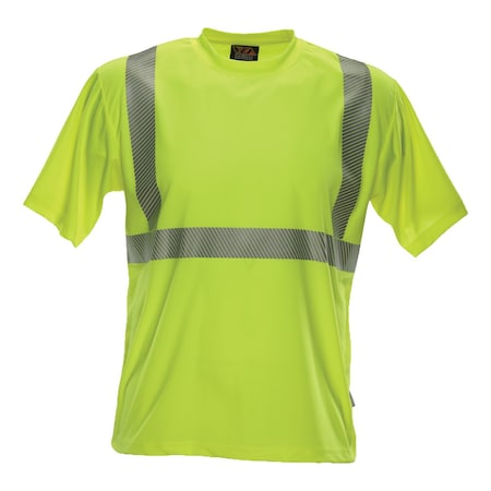 Reflective Apparel ANSI Type R Class 2 Short Sleeve T-Shirt 112CT-LM-LG