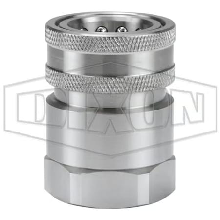 Dixon 2 in H-STYLE CPLR, 2 in BSPP, 316SS 200273-16 16VBF16-SS