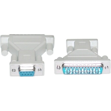 Cable Wholesale Serial / AT Modem Adapter, DB9 Female to DB25 Male 30D1-05300