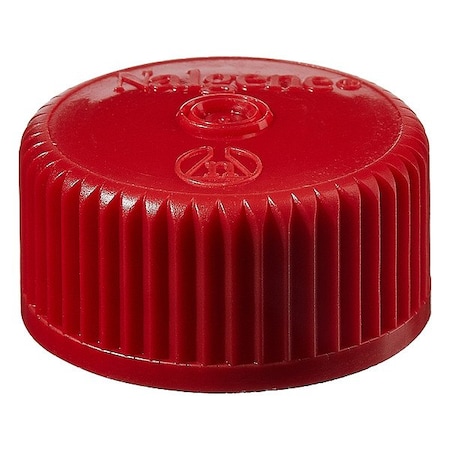Nalgene Closure, Red, 30 mm Dia, PK500 362150-5280
