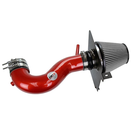 Hps Performance Air Intake Kit with Heat Shield, Red,  827-627R