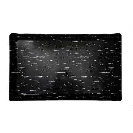Rhino Mats Antifatigue Mat, 5 ft L x 3 ft W, 7/8 in Thickness, Vinyl, Black/White TT-3660BW-78