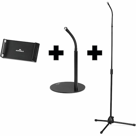 Durable Office Products Black Table and Floor, 360 Degrees 894301