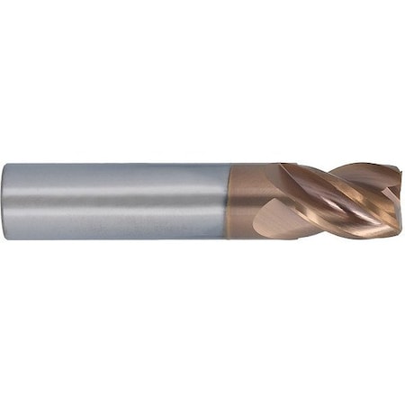 Cleveland Corner Radius End Mill, 1 in, Carbide C70890