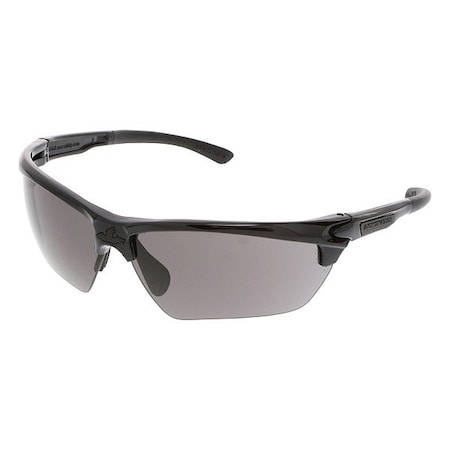 Mcr Safety Dominator (DM3), Safety Glasses, MAX6 Anti-Fog, Polycarbonate Lens, Black Frame, Half Frame, 1 PR DM1332PF