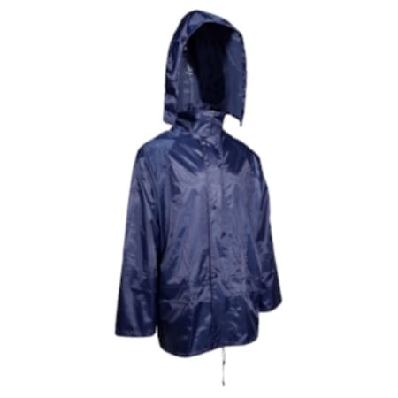 Boss Blue PVC/Polyester Rain Jacket L B44523/L