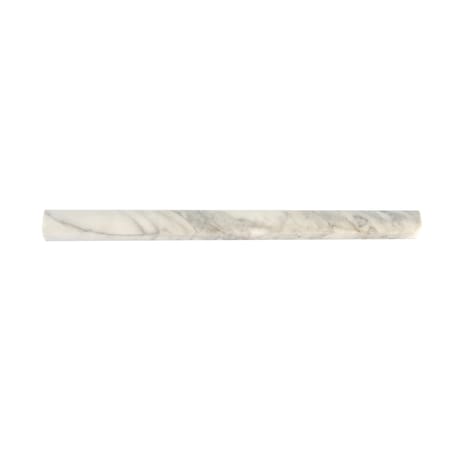 Apollo Tile Gray 1x12 Calacatta Bluette Marble Honed Pencil Liner Tile Trim 0.5 sqft/case, 10PK APLMBL881HA