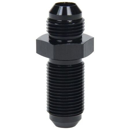 Powerhouse 12AN Straight Bulkhead Fuel Fitting, Black PO3615655