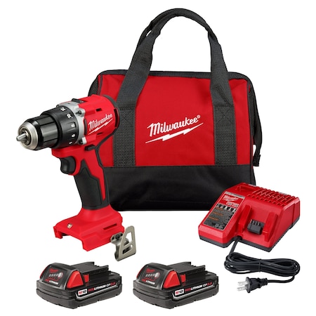 Milwaukee Tool M18 Compact Brushless 1/2" Drill/Driver Kit 3601-22CT
